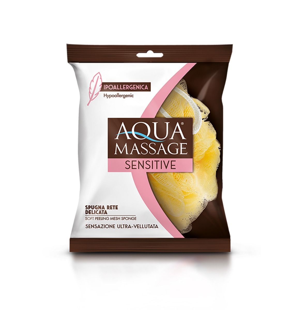 Aqua Massage - Sensitive - Soft Peeling Mesh Sponge