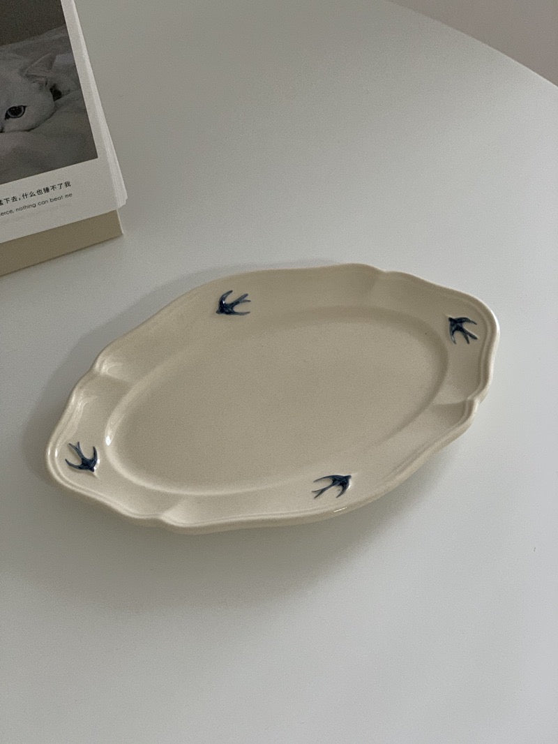 Swallow Long Plate